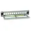 Equip / 10" / 12 Keystone-Ports / FTP-geschirmt / 1 HE / schwarz