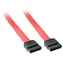 Lindy internes SATA III Kabel schwarz-rot / Kabel / 2x SATA 7-Pin Stecker/Stecker / 0,5 m