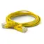 Wantec CAT6a U/UTP 25 m gelb / Patchkabel / RJ-45 / 2,8 mm