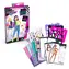 CANAL TOYS Mini- FASHION -Skizzenbuch / Kreativ-Design-Set / Schablonen und Aufkleber