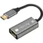 Techly USB-C auf HDMI 2.1 Adapter, schwarz/silber / Adapter / 8K 120Hz / HDR10 / 0,15 m