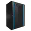 Extralink 18U 600x450 schwarz / Wandschrank / 19" / Glastür / Tragfähigkeit 300 kg