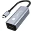 Techly IDATA USB-ETGIGA-CA / USB-C auf RJ-45 Adapter / Gigabit Ethernet / USB 3.2 Gen 1 / Aluminiumgehäuse
