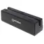 Manhattan Magnetkartenleser schwarz / Sensor / 3 Spuren / USB / LED-Anzeige