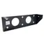 Inter-tech Wandhalterung für 19"-Rack, schwarz / Konsole / 2 HE / Tragfähigkeit 15 kg