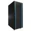 Extralink 37U 19" schwarz / Rack-Schrank / 600×1000 mm / Glastür / Tragfähigkeit 1200 kg