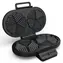 Princess 132384 / Waffeleisen / Herzform / 10 Waffeln / 1200 W