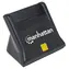 Manhattan SMART und SIM-Kartenleser mit Ständer / Kartenleser / USB 2.0 / Schwarz