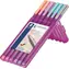 Staedtler Fineliner triplus rPP / Marker / dreieckig / Spitze 0,3 mm / Farbmix / 6 Stück