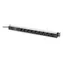 Digitus DN-95438 PDU 19" 9 Steckdosen schwarz/Aluminium / Steckdosenleiste / 1 HE / 3600 W / 2 m Kabel
