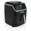 Princess 182080 schwarz / Heißluftfritteuse / Dampfgarer 2-in-1 / 6,5 l / Touchscreen