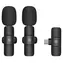 Puluz PU3151B schwarz / Ansteckmikrofon / 2er-Set / kabellos / USB-C / 2,4 GHz