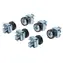 Digitus Montagesatz M6 für 19" und 10" Rack / Montagesatz / Schrauben, Unterlegscheiben, Muttern / 50 Stück.