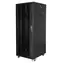 Lanberg FF01-6832-12B schwarz / Rack-Schrank / 19" / 32 HE / 600 x 800 mm / Glastür / Tragfähigkeit 800 kg