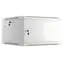 Lanberg WF01-6606-00S grau / Wandschrank / 19" / 6 HE / 600 × 600 mm / Metalltür / flach verpackt