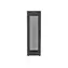 Lanberg Rack 42U schwarz / Rack-Schrank / 19" / 600 x 1000 mm / Flach verpackt / Lochtür / LCD
