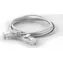 Wantec 7226 weiß / Patchkabel / Cat6a UTP / 0,2 m / RJ-45