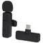 Nedis Kabelloses Lavalier-Mikrofon, Schwarz / USB-C / 360°-Rundumsicht / Ein-/Ausschalter / 1,8 m Kabel