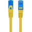 Lanberg gelb / Patchkabel / Kat. 6A / S/FTP / LSZH / CCA / 10 m / Fluke-geprüft