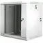 Lanberg WF02-6612-10S grau / Wandschrank / 19" / 12 HE / 600 × 600 mm / zweiteilig / 60 kg
