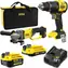 Stanley V20 SFMCD716 & SFMCG400 / Akku-Werkzeugset / Bohrmaschine & Winkelschleifer / 2,0 Ah + 4,0 Ah