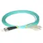 Xtendlan FO Patchkabel ST-SC 5 m / Optisches Patchkabel / Multimode 50/125 OM3 / Duplex / LS0H