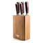G21 Gourmet Nature / Messerset / 5-teilig / Bambusblock