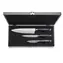 G21 Gourmet Damastmesserset, 3-teilig / Messerset / Klinge mit Damastmuster