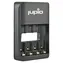 JUPIO USB AA/AAA Akkuladegerät / Akkuladegerät / 4 Steckplätze / LED