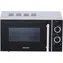 Severin MW 7771 schwarz/silber / Mikrowelle / mit Grill / 20 l / Grillleistung 1000 W