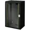 Digitus Unique DN-19 20-U-JZ schwarz / Wandschrank / 20 HE / 19" / Tiefe 45 cm