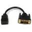 StarTech HDMI-zu-DVI-D-Adapter, schwarz / Adapter / 1920 x 1200 px / 20 cm