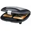 Rommelsbacher ST 1410 Fun für 4 Edelstahl/Schwarz / Sandwichmaker / 1400 W / Antihaftbeschichtung