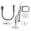 Severin SC 7145 weiß-schwarz / Dampfreiniger 2-in-1 / 1400 W / 9 m Kabel