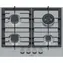 BOSCH PCH6A5I90 Serie 6 Edelstahl-Schwarz / Gaskochfeld / 60 cm / 4 Brenner / Gusseiserne Topfträger
