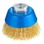 BOSCH Clean für Metall O70 mm M14 / Drahtbürste / 0,3 mm messingbeschichteter Draht / 12.500 U/min