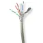 Nedis Cat6 grau / Installationskabel / S/FTP / Litzenleiter / blankes Kupfer / 305 m / LSZH