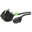 StarTech Stromkabel BS 1363-C13 schwarz / Stromkabel / 1,8 m / 250 V / 10 A