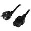 StarTech Schuko-Stromkabel - C19, 2 m, schwarz / Stromkabel / CEE7/7 - C19 / 16 A
