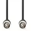 Nedis BNC-Videokabel schwarz / Videokabel / BNC-BNC / 75 Ohm / 2 m / PVC