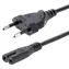 StarTech Netzkabel EU - C7 3 m schwarz / Netzkabel / CEE7/16 - C7 / 250 V / 2,5 A