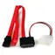 StarTech Slimline SATA-zu-SATA- und Molex-Adapter (LP4) / Adapter / 50,8 cm / rot