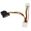 StarTech SATA-Molex-Stromadapter schwarz / Netzteil / SATA 15-polig - Molex 4-polig / 15 cm