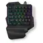 Nedis Einhand-Gaming-Tastatur / Tastatur / Membran / RGB / USB-A / 1,6 m Kabel