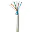 Nedis Cat6 grau / Installationskabel / F/UTP / 50 m / LSZH / Reines Kupfer