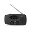 Nedis Notradio Schwarz / Tischradio / AM/FM / Batteriebetrieben / USB-betrieben / Kurbelbetrieben