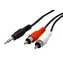 Roline Audiokabel, 3,5-mm-Klinkenstecker - 2x Cinch, 10 m / Audiokabel / Stecker/Stecker