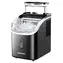 Euhomy IM005 schwarz / Eiswürfelbereiter / 133 W / 15,4 kg Eis in 24 Stunden / 2-Liter-Wassertank / Touch-Bedienung