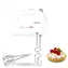 MpM MMR-25 weiß / Handmixer / 250 W / 5 Geschwindigkeitsstufen / Turbo
