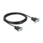 DeLock DB-9 (F) - DB-9 (F) schwarz / Serielles Kabel / 3 m / Rändelschrauben
